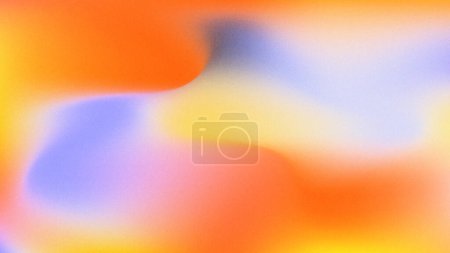 Arco iris de gradiente suave multicolor en textura granulada abstracta. Colores gradientes suaves se mezclan a la perfección, formando un arco iris abstracto multicolor con una textura granulada.