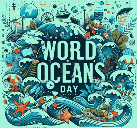 World Oceans Day with a creative World Oceans Day theme