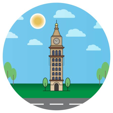 Téléchargez les illustrations : Bâtiment de renommée mondiale pour Daniels et Fisher Clock Tower Denver. - en licence libre de droit