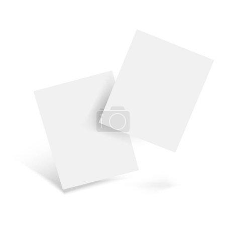Photo for Blank of realistic business cards template. Vector illustration. - Royalty Free Image