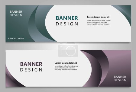Illustration for Vector abstract banner. Geometric header, background. Vibrant coupon template. - Royalty Free Image