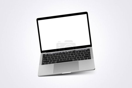 Realistisches Laptop-Mockup 3D-Rendering