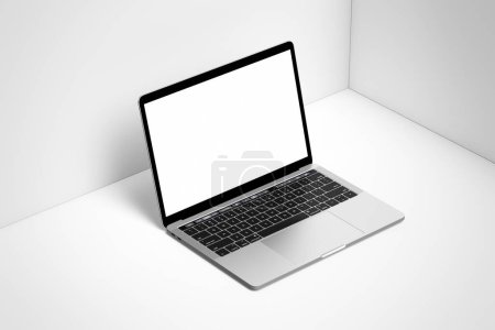 Realistic Laptop Mockup 3D Rendering