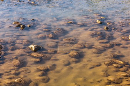 Foto de Foto fondo mar piedra cerca del agua - Imagen libre de derechos