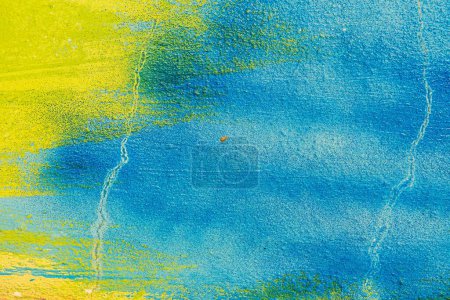 Photo for Textured plaster and paint background to create a background or textures for the design of a beautiful grunge background. Panoramic abstract decorative background. - Royalty Free Image