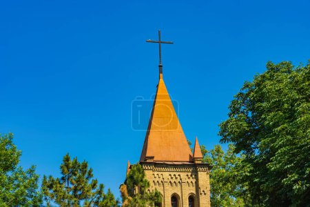 Photo for Church building in the city - Royalty Free Image