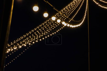 Photo for City lamp for street lighting and space around - Royalty Free Image