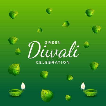 Illustration for Beautiful Happy Diwali Indian festival banner design template. - Royalty Free Image