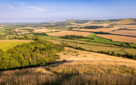 Photo for Fine views from mount Caburn over the east Sussex countryside south east England UK - Royalty Free Image