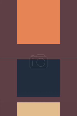Photo for Abstract geometric shape background. Flat abstract shape art background - Royalty Free Image