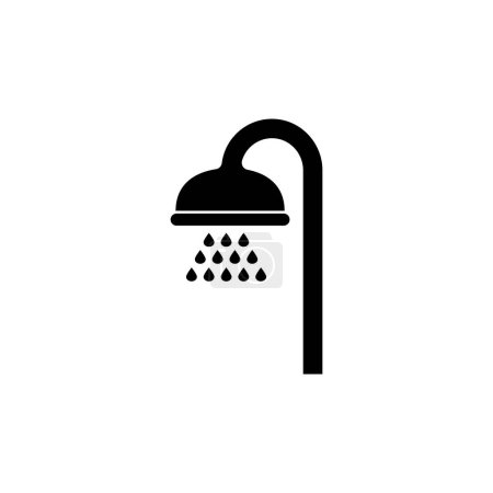 shower icon vector trendy flat design