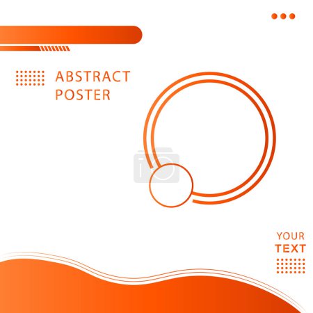 twibbon vector abstracto cartel estilo moderno