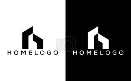 Icono minimalista Home logo vector. Logo vector inmobiliario Modern Home