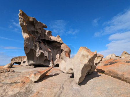 Photo for A captivating view of the Remarkable Rocks, a natural wonder located on Kangaroo Island, South Australia - Royalty Free Image