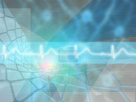 Photo for Heart health concept, abstract medical background. 3d illustration - Royalty Free Image