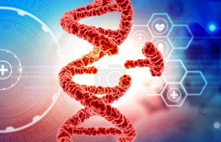 Téléchargez les photos : Modification de l'ADN. Illustration 3d - en image libre de droit