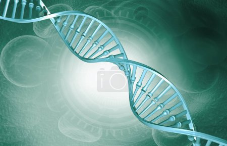 Téléchargez les photos : Structure ADN contexte scientifique. Illustration 3d - en image libre de droit