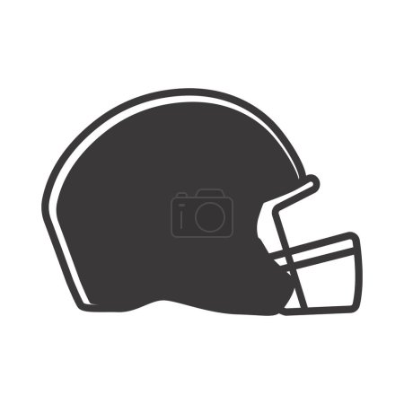 Illustration for American football Vector, Rugby Vector, Rugby illustration, American football elements Vector, Football vector EPS, Sports equipment illustration, American Ball, vector, Football silhouette, silhouette, Sports silhouette, Game vector, Game tournament - Royalty Free Image