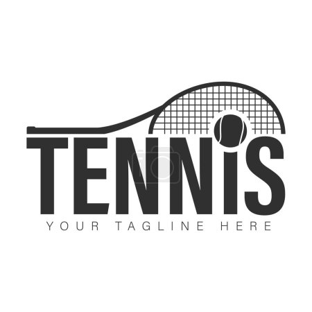 Illustration for Tennis Vector, Tennis Love Vector, vector, Tennis ball, Racket, silhouette, Sports silhouette, Tennis logo, Game vector, Game tournament, Tennis Tournament, Champions league, Tennis Club, Ball - Royalty Free Image