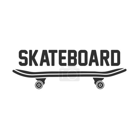 Illustration for Skateboard Vector Design, Street Style Skateboard Graphics, Skateboard Illustration, Trendy Vector Art, Extreme Sports Vector Graphics, Funky Skateboard Deck Artwork, Abstract Skateboard Vector Creation - Royalty Free Image