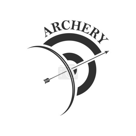 Illustration for Archery Logo Designs, Precision Arrow Logos, Modern Archery Brand Identity Set, Elegant Bow and Arrow Logo Collection, Archery Typography, Sporty Arrow Typography Designs, Typography Art for Archery, Archery Club Logo Templates - Royalty Free Image