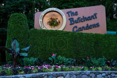 Photo for The Butchart Gardens famous gardens of Butchert on Victoria Island. Canada. High quality 4k footage - Royalty Free Image