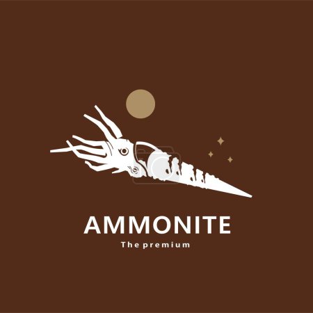Ilustración de Animal amoniaco logotipo natural icono del vector silueta retro hipste - Imagen libre de derechos