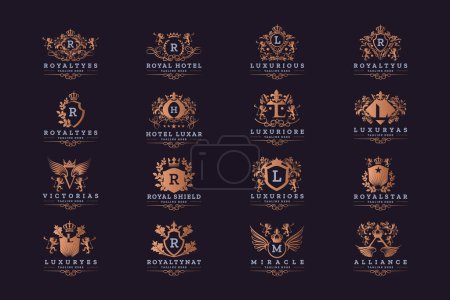Luxus-Monogramme Pro Logos