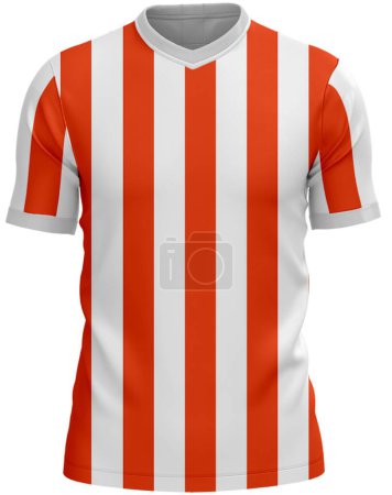 Photo for Almeria home kit 2023-24.   The copyright-free digital Almeria jersey is an ideal choice for enhancing your online presence. - Royalty Free Image