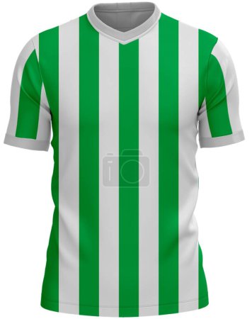 Photo for Real Betis home kit 2023-24.  The copyright-free digital Real Betis sports team jersey is an ideal choice for enhancing your online presence. - Royalty Free Image