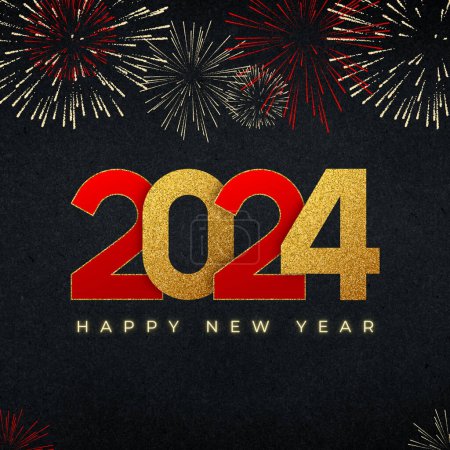 Foto de Feliz Año Nuevo Chino 2024 ilustraciones, tarjetas de felicitación y carteles de fondo, pancartas. Feliz Año Nuevo Chino 2024, año del dragón. - Imagen libre de derechos