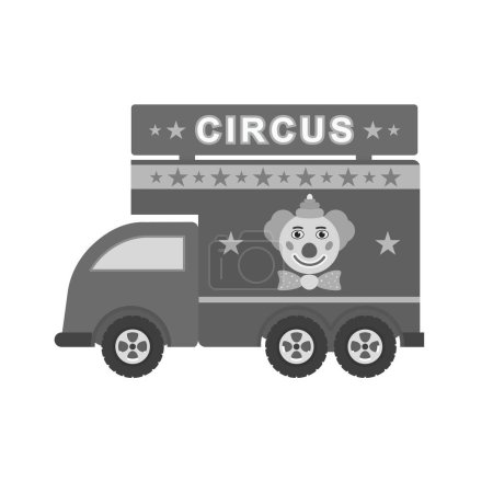 Circus Flat Greyscale Icons.Suitable for: Mobile Apps, Websites, Print, Presentation, Illustration, and Templates. 
