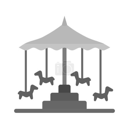 Circus Flat Greyscale Icons.Suitable for: Mobile Apps, Websites, Print, Presentation, Illustration, and Templates. 