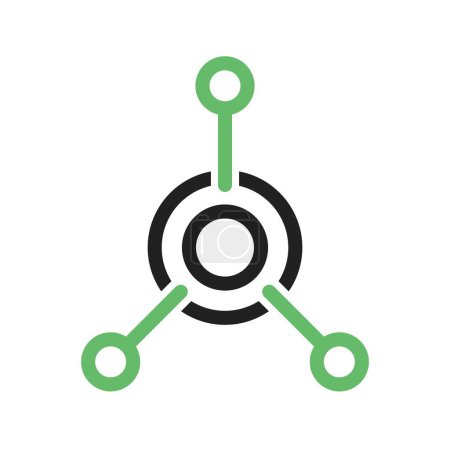 Network, technology, connection icon vector image. Can also be used for IT and communication. Suitable for use on web apps, mobile apps and print media.