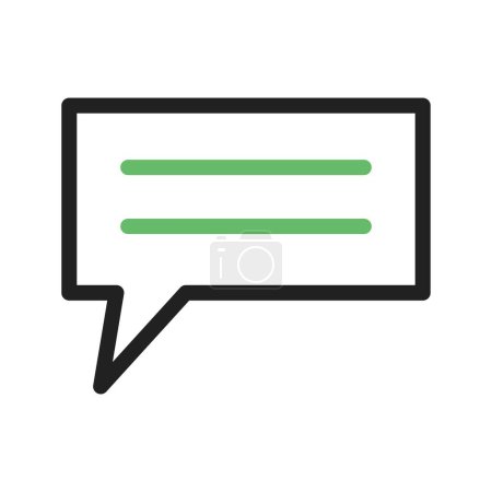 Photo for Chat, sms, bubble icon vector image. Can also be used for IT and communication. Suitable for use on web apps, mobile apps and print media. - Royalty Free Image