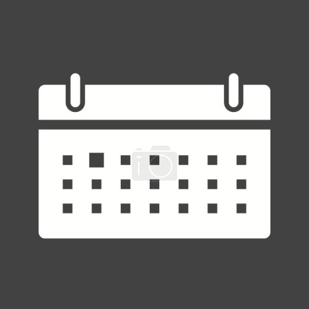 Photo for Schedule, calendar, business icon vector image. Can also be used for business management. Suitable for use on web apps, mobile apps and print media. - Royalty Free Image