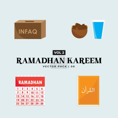 Happy Eid Mubarak Illustration. Ramadhan or Ramadan Arabic Ornament Vector EPS Icon Illustration