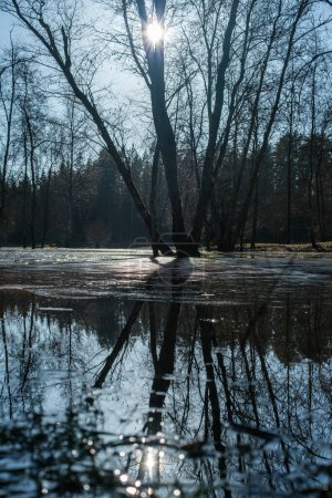 The peaceful tranquility of camping in Cesis is shattered as the Gauja River's torrential overflow engulfs the area, leaving behind destruction and chaos.