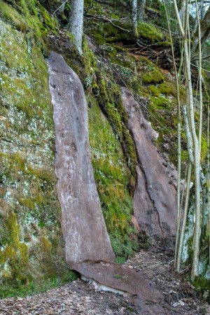 Die roten Klippen von Cesis sind eine Oase für Wanderer und Naturliebhaber und bieten endlose Möglichkeiten zur Erkundung und zum Abenteuer