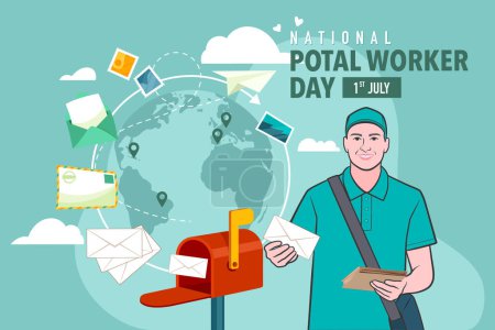 Nationaler Tag der Postangestellten.