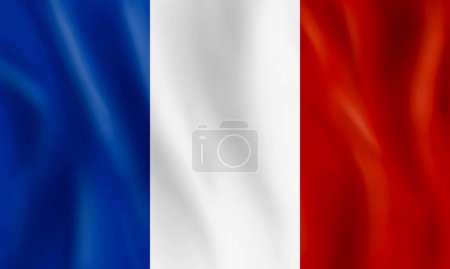 Téléchargez les photos : Illustration du drapeau de la République de France. - en image libre de droit