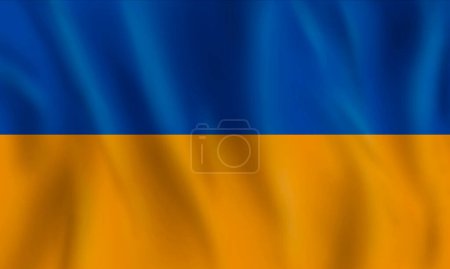 Téléchargez les photos : Illustration du drapeau ukrainien. - en image libre de droit