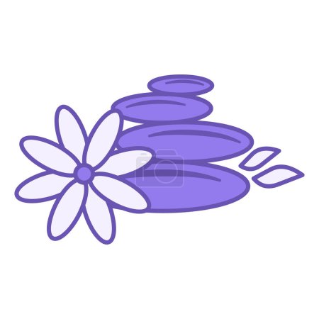 Relaxation Colored Icon. Vector Icon. Spa and Wellness Treatments. Concept of Wellness and Healthy Lifestyle