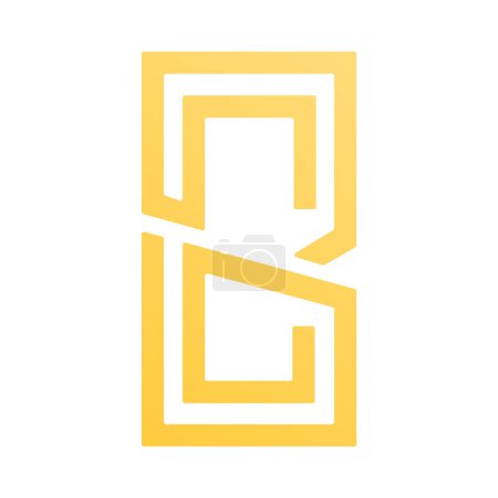 Ilustración de Lujo BC letras logo design, BC letras logo plantilla vector dorado color mejor imagen libre de regalías. Diseño del logo BC. - Imagen libre de derechos