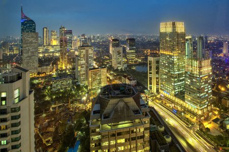 Photo for Jakarta officially the Special Capital Region of Jakarta, is the capital of Indonesia. Jakarta is the center of economics, culture and politics of Indonesia. 22 05 2023 - Royalty Free Image