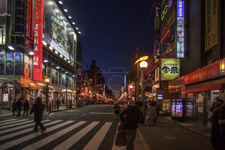 Téléchargez les photos : Tokyo, capitale japonaise très fréquentée, mêle l'ultramoderne et le traditionnel, des gratte-ciel éclairés au néon aux temples historiques. 16 08 2023 - en image libre de droit