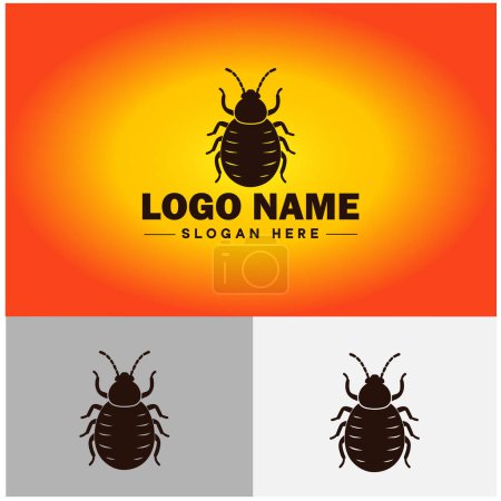 Téléchargez les illustrations : Graphismes d'icône d'art vectoriel de logo de punaise de lit pour modèle de logo de punaise de lit - en licence libre de droit