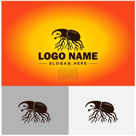 Weevil insect pest logo vector art icon graphics for business brand icon weevil logo template