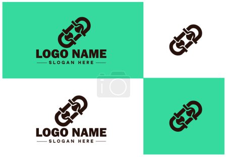 Kettensymbol Logo Vektor Grafiken für Business Brand App Symbol Kettenlogo Vorlage
