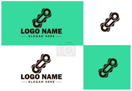 Chain icon logo vector art graphics for business brand app icon Chain logo template